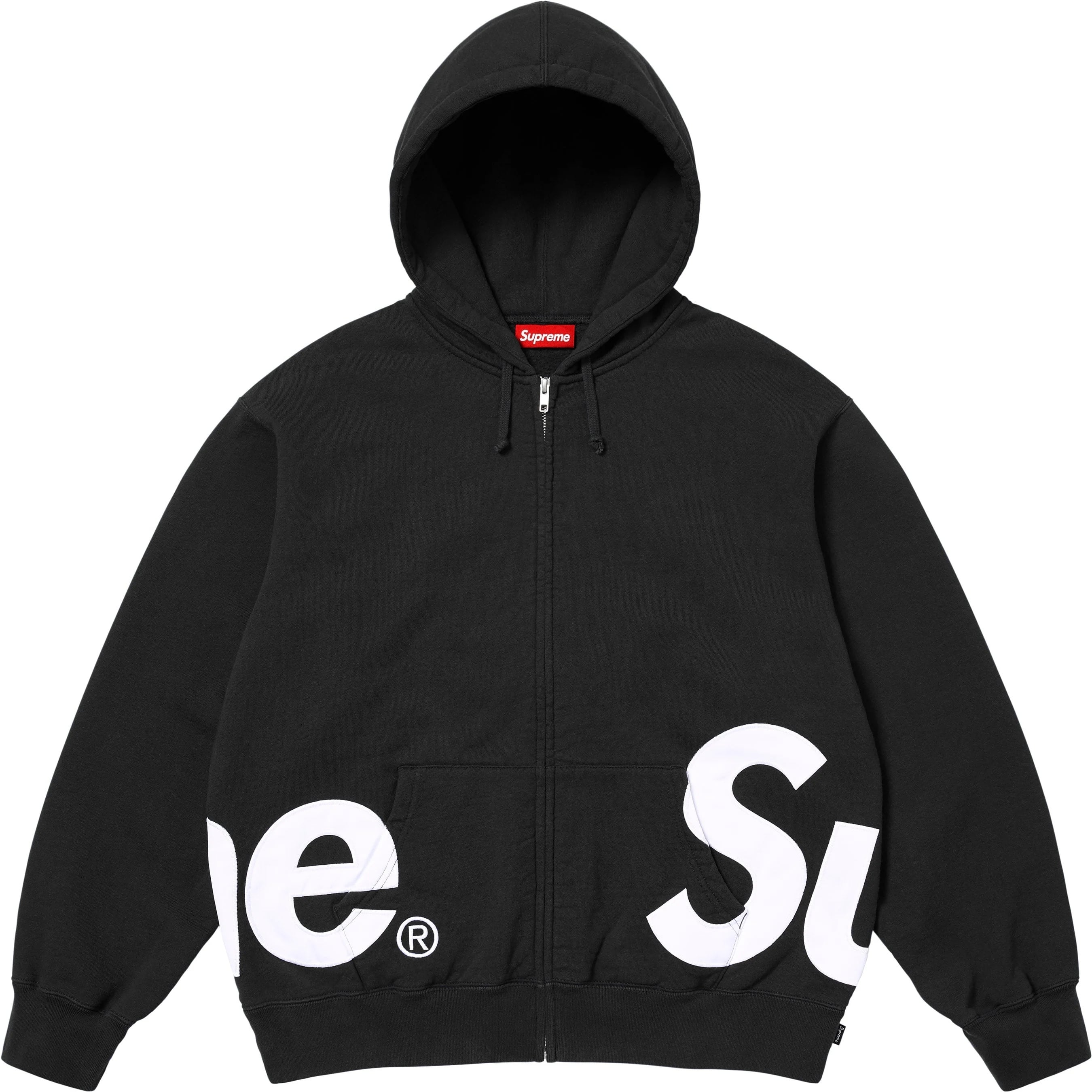 Big Logo Zip Up Hooded Sweatshirt view 8